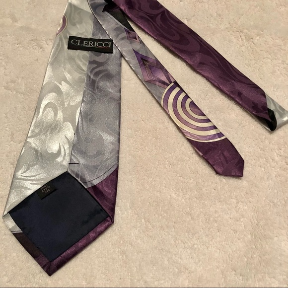 Men's Designer Clericci Neck Tie - Picture 6 of 6